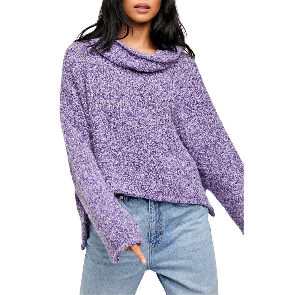 NWT Womens Size XS or Medium Free People BFF Cowl Neck Chenille Sweater NEW